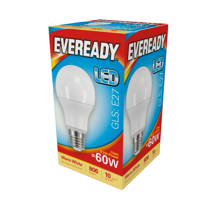 Eveready Led Gls 9.6w 806lm Warm White 3000k E27