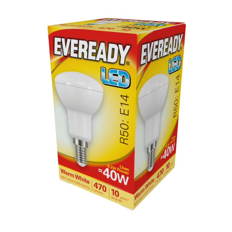 Eveready Led R50 6.2 W 470lm Warm White 3000k E14
