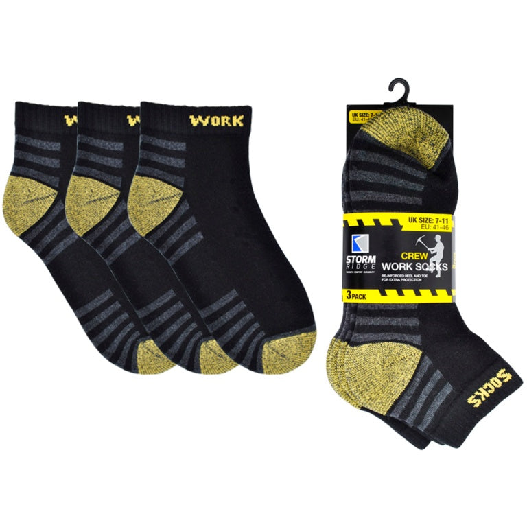 Rjm Mens Work Socks Pack 3