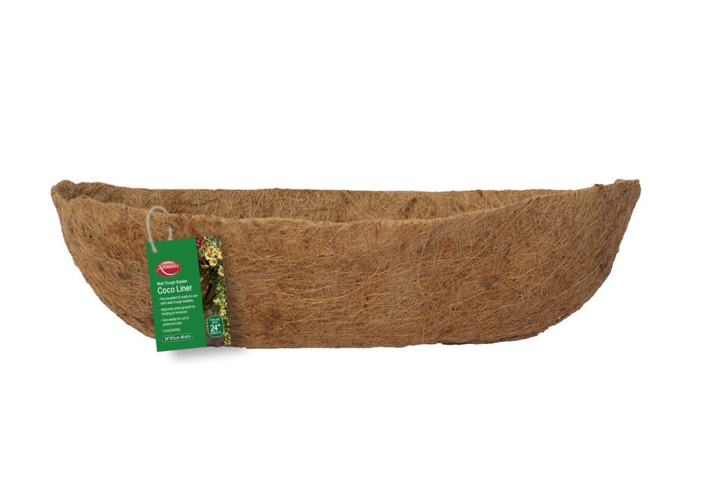 Ambassador Wall Trough Basket Coco Liner 24"