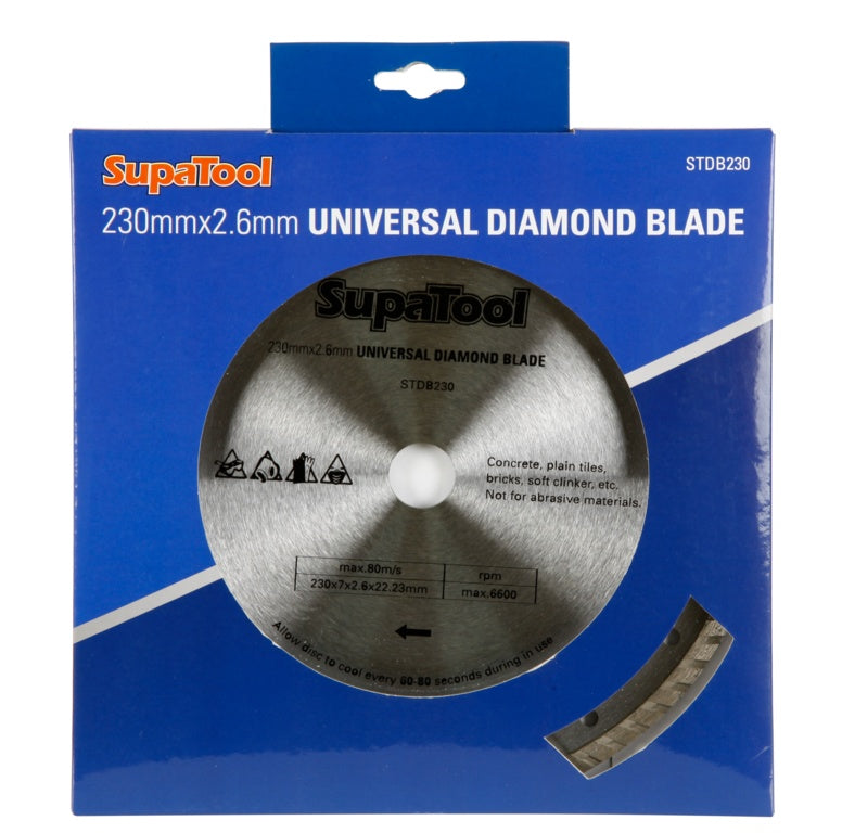 Supa Tool Universal Diamond Blade 230x2.6mm