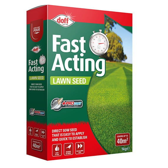 Doff Fast Acting Lawn Seed With Procoat 1kg