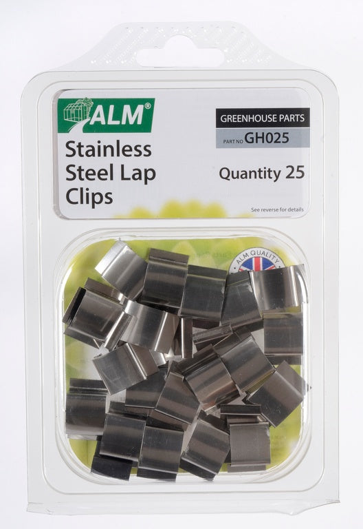 Alm Sprung Glazing Lap Clips Stainless Steel