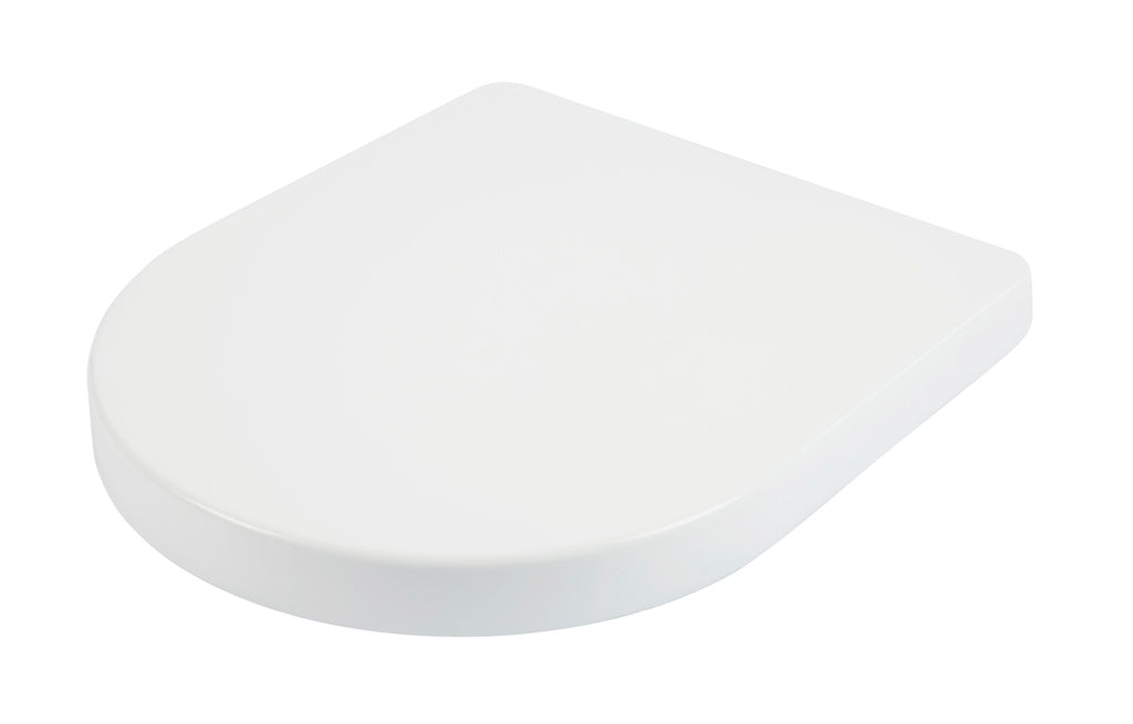 Croydex Eyre D Shaped White Seat