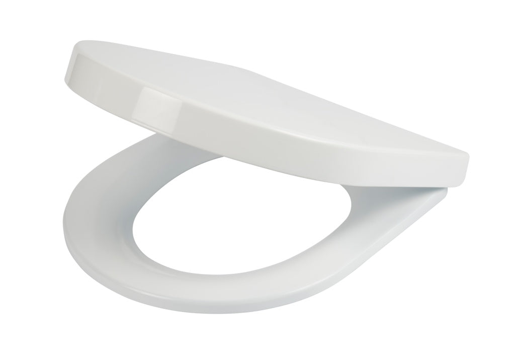 Croydex Eyre D Shaped White Seat