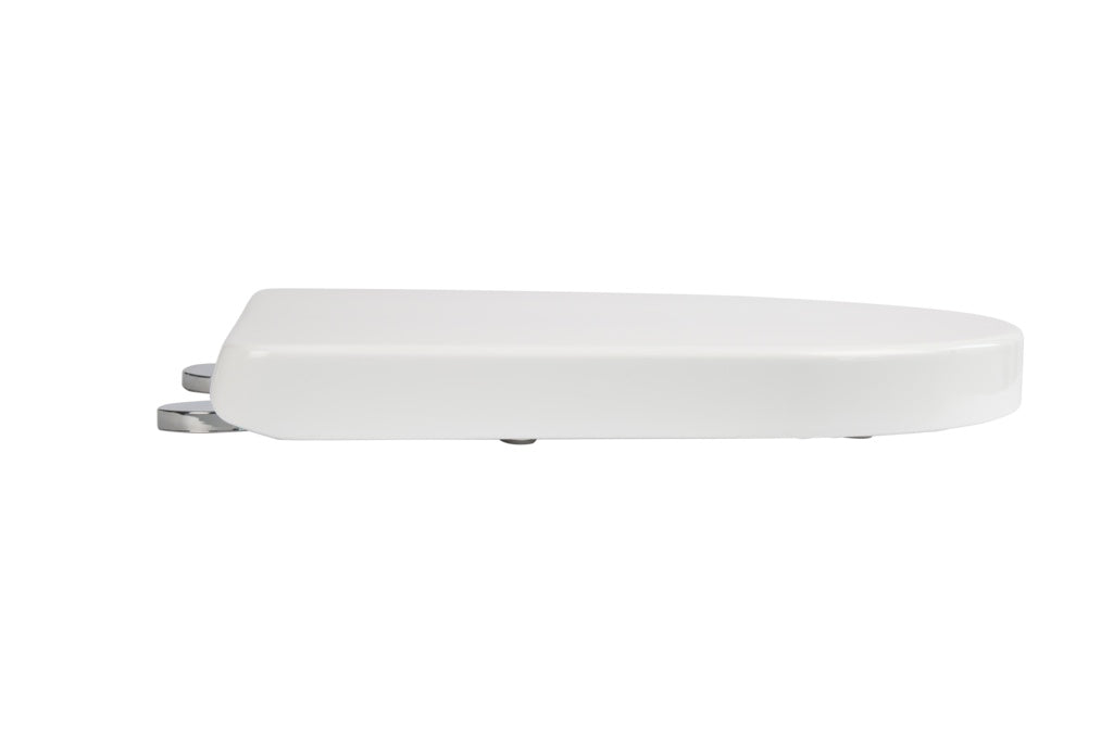 Croydex Eyre D Shaped White Seat