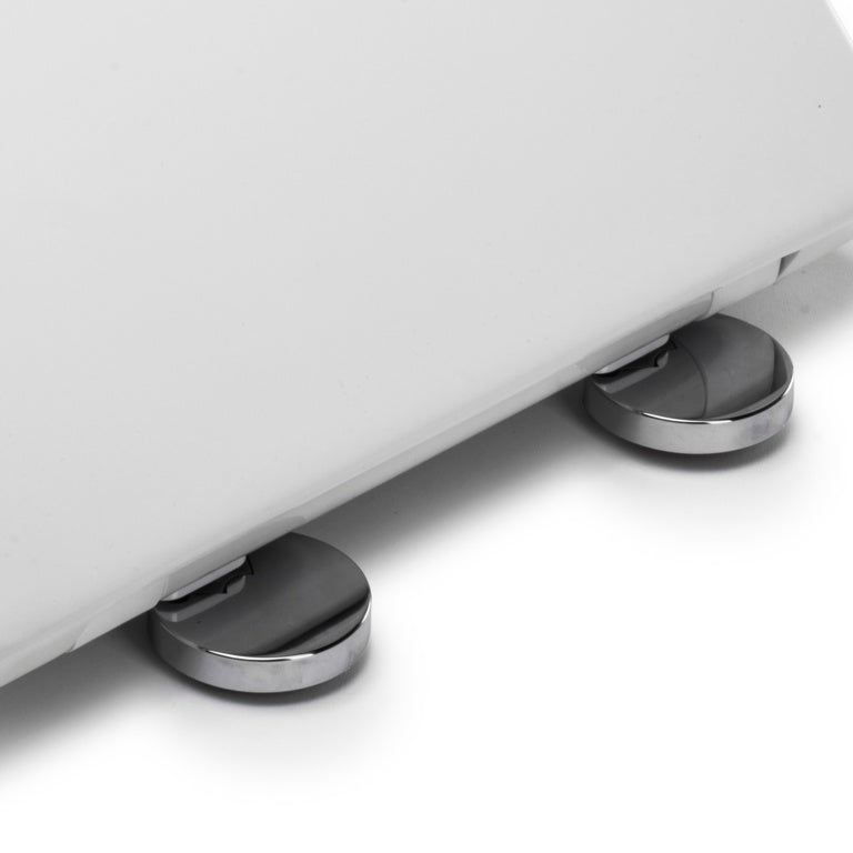 Croydex Eyre D Shaped White Seat
