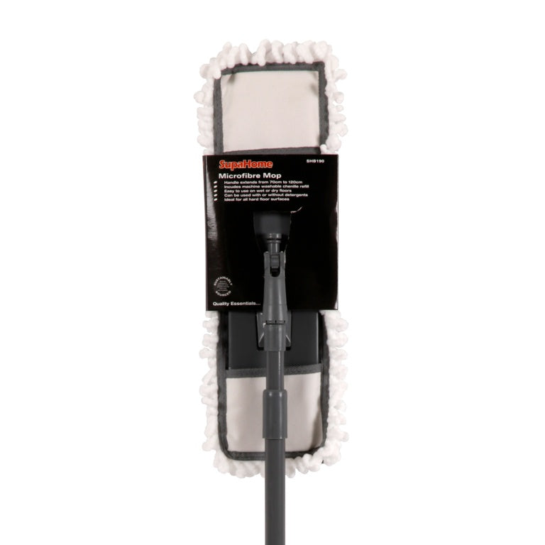 Supa Home Microfibre Mop And Handle