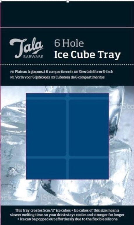 Tala Silicone 6 Hole Ice Cube Tray