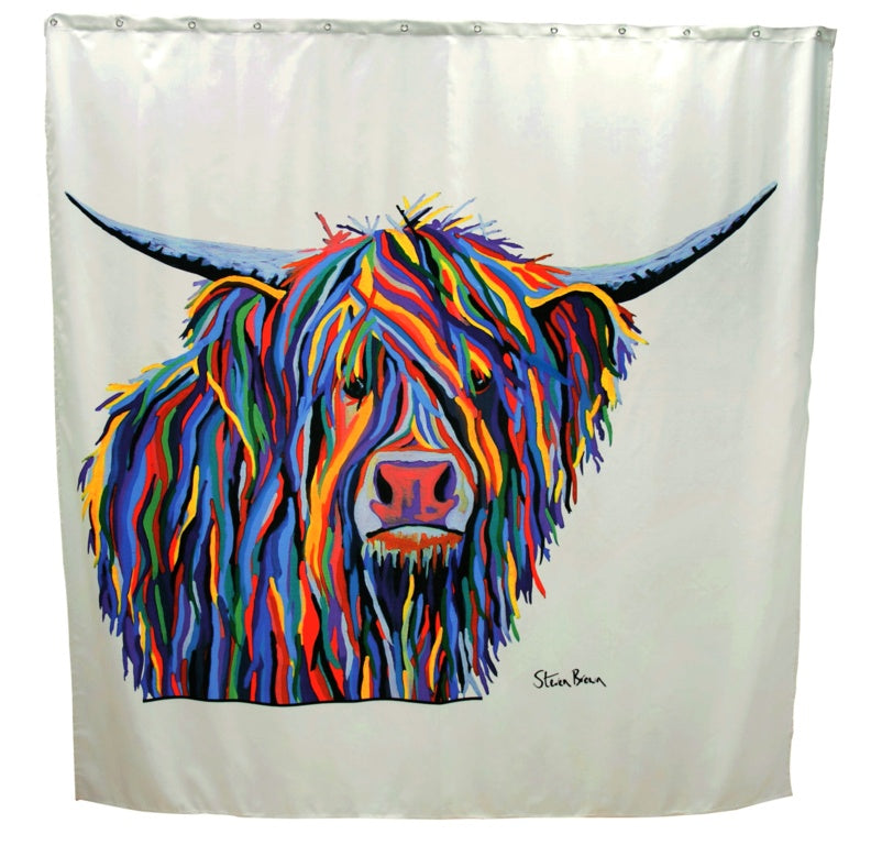 Croydex Shower Curtain Angus Mc Coo