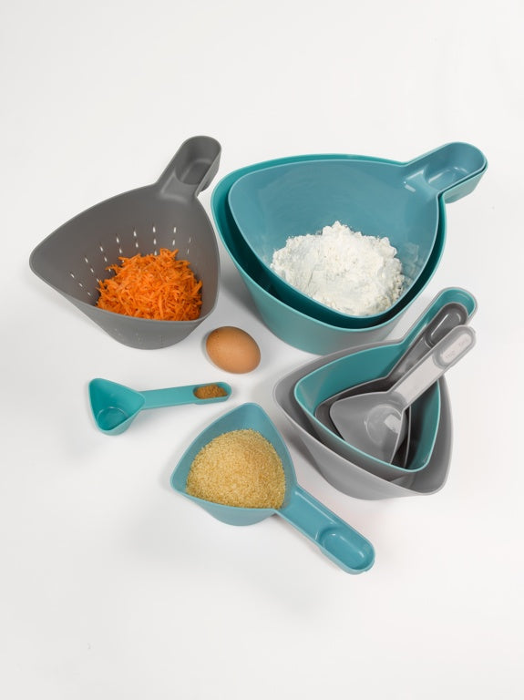 Chef Aid Measuring & Mixing Bowl Set 9 Piece
