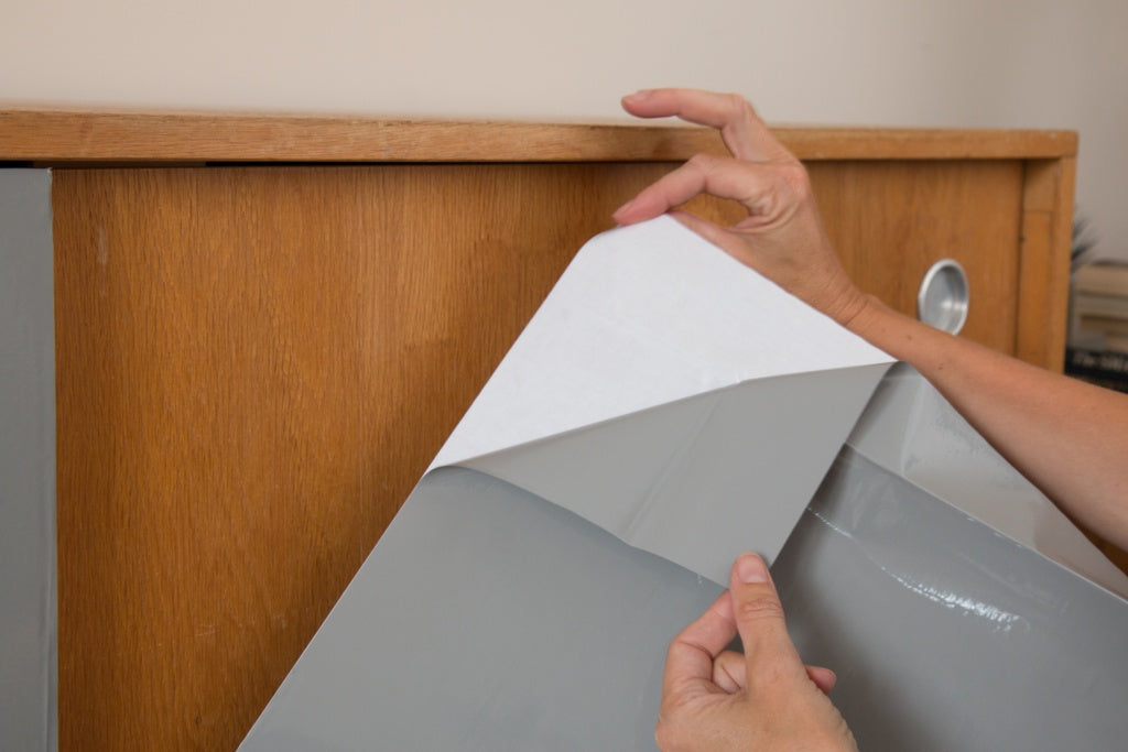 D C Fix�� Self Adhesive Film Glossy Grey 45cm X 15m