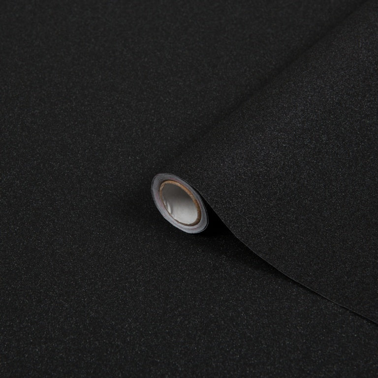 D C Fix�� Self Adhesive Film Glitter Black 67.5cm