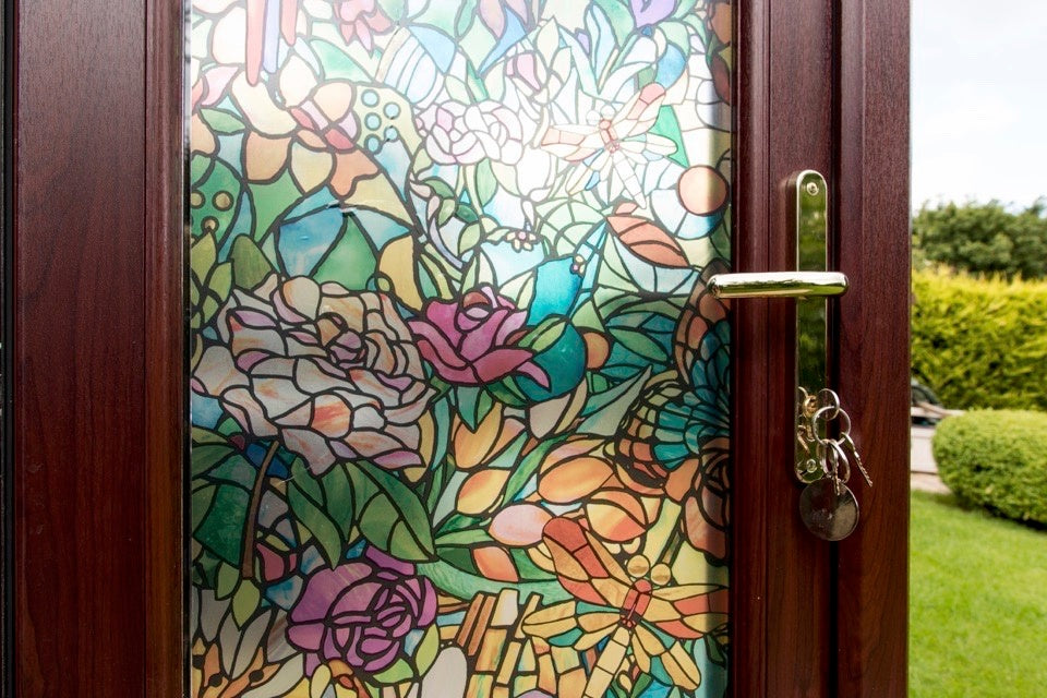 D C Fix�� Self Adhesive Window Film Tulia 45cm X 2m