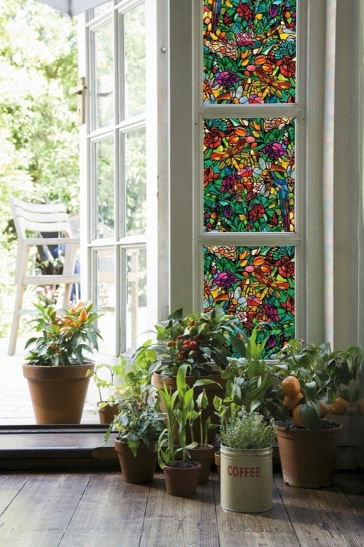 D C Fix�� Self Adhesive Window Film Tulia 45cm X 2m