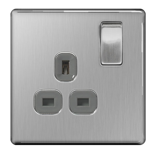 Bg Switched Socket 1 Socket Double Pole 13a