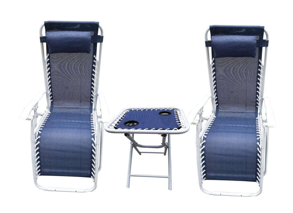 Supa Garden 3 Piece Zero Gravity Chair Set