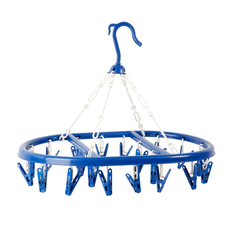 Supa Home Oval 20 Peg Blue Airer 43cm X 30cm