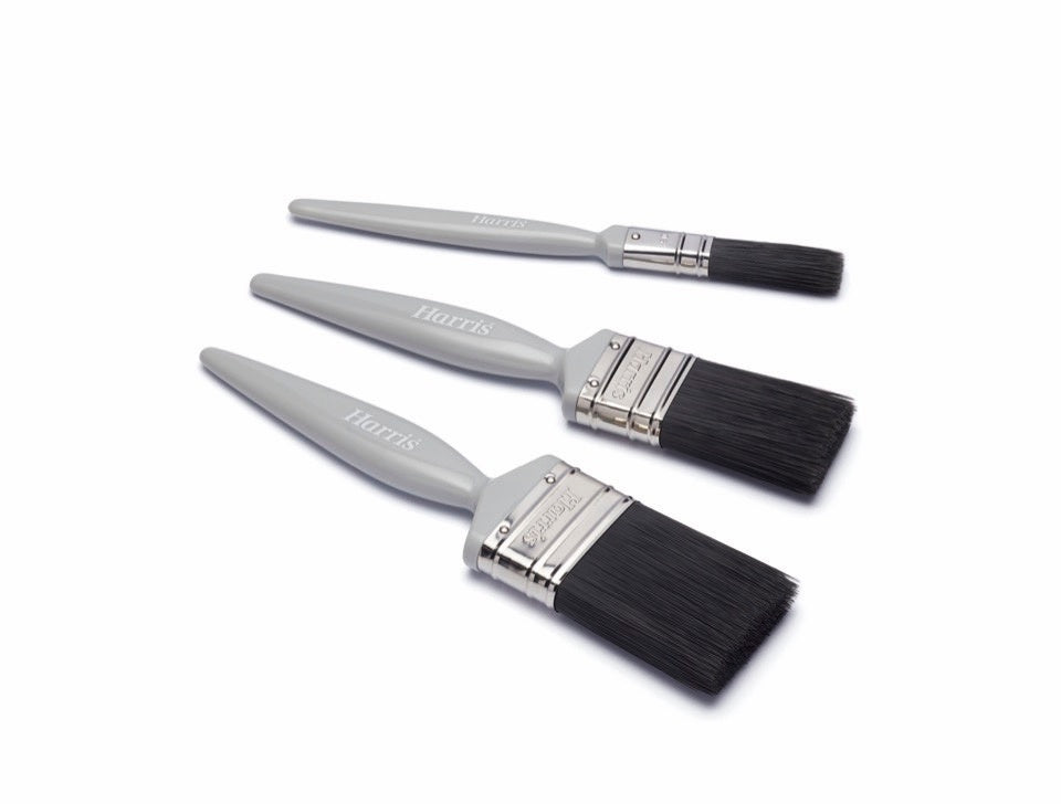 Harris Essentials Gloss Paint Brush Set Pack 3