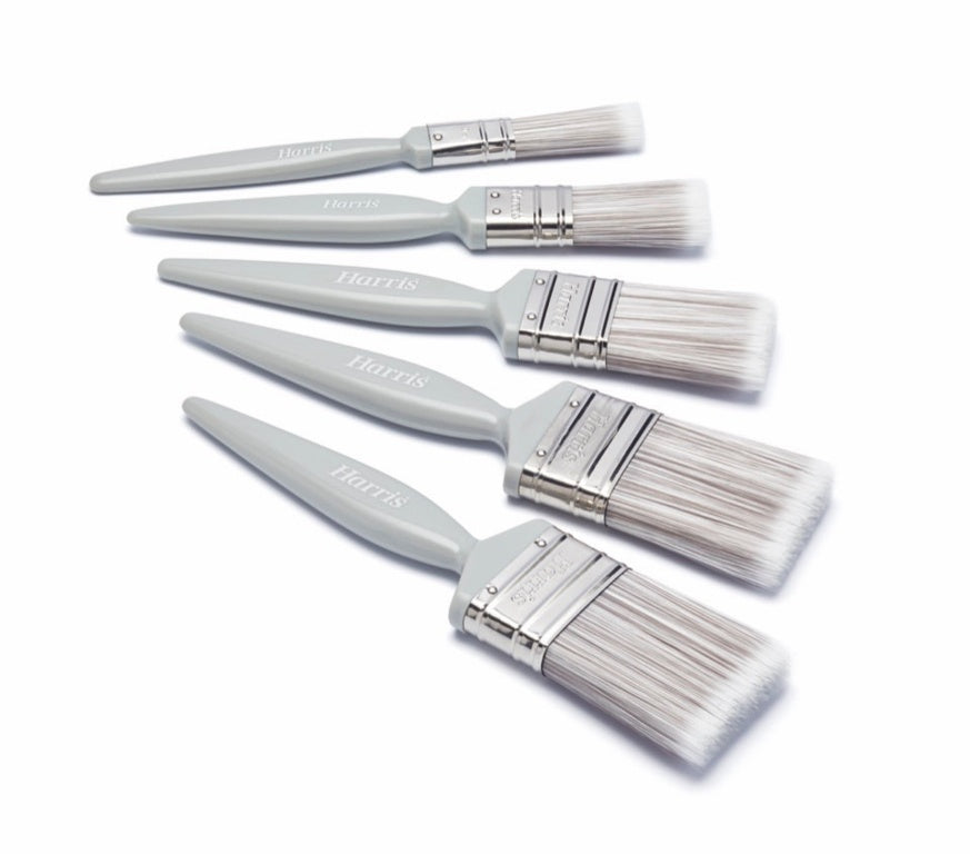 Harris Essentials Wall & Ceiling Paint Brush Set Pack 5