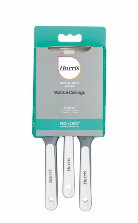 Harris Seriously Good Wall & Ceiling Paint Brush 5 Pack