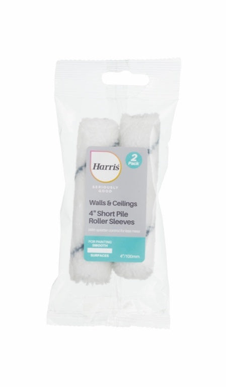 Harris Seriously Good Sleeves Short Pile 4" Pack 2