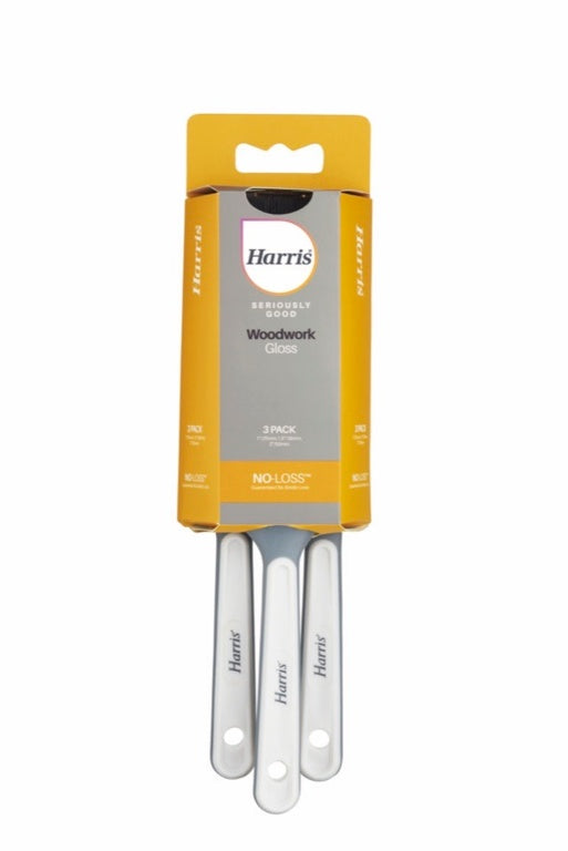 Harris Seriously Good Woodwork Paint Brush Pack 3