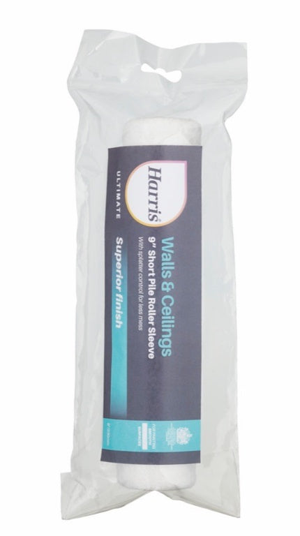 Harris Ultimate Wall & Ceiling Roller Sleeve 9" Short Pile