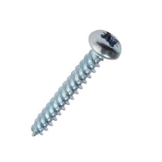 Securit Round Head Zp Screws, Pack Of 10 3.5x20mm