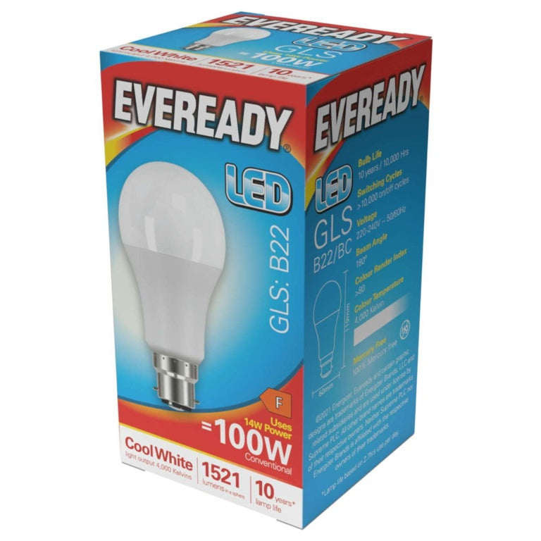 Eveready Led Gls Bulb B22 100 W 1560lm