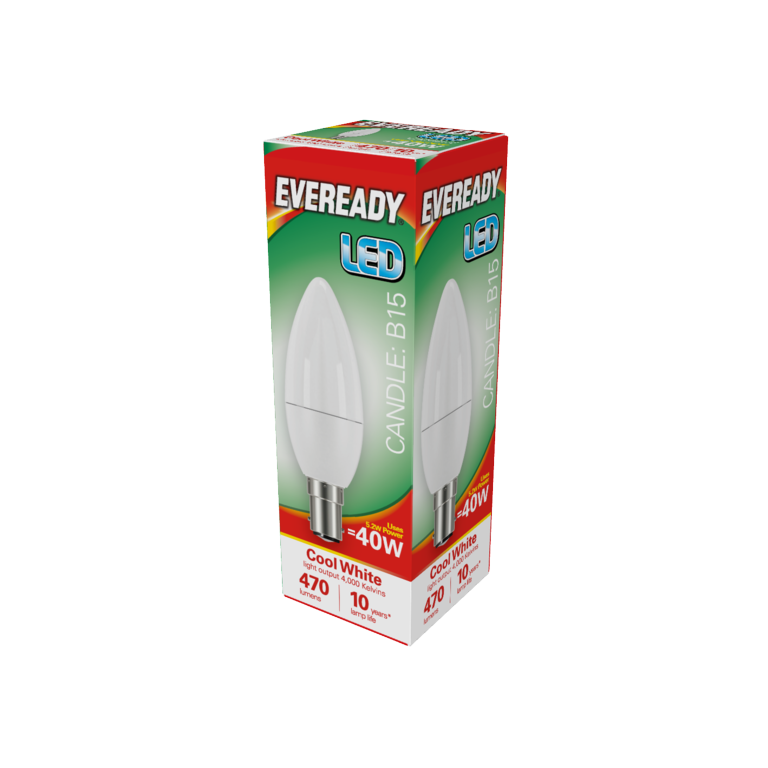 Eveready Led Candle 40 W 480lm B15