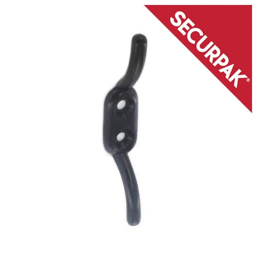 Securpak Cleat Hook 90mm Black
