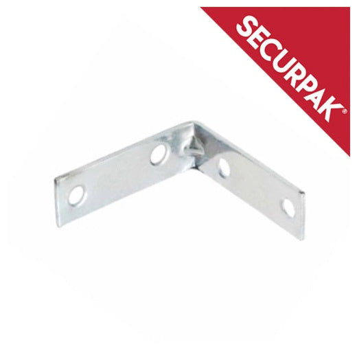 Securpak Zinc Plated Corner Brace 50mm Pack 4