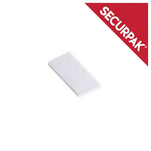 Securpak White Double Side Sticky Pads 12x25 Pack 40