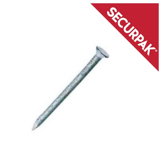 Securpak Round Wire Nails Galvanised 120g 100mm