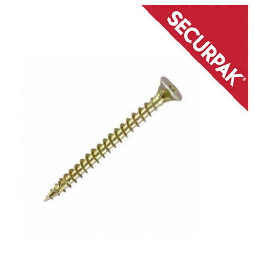 Securpak Pozi Csk Screws Yzp 4 X 45mm Pack 28