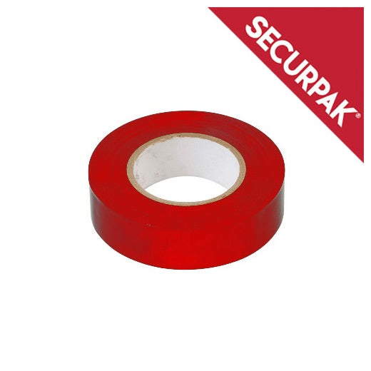 Securpak 5m Pvc Tape Red