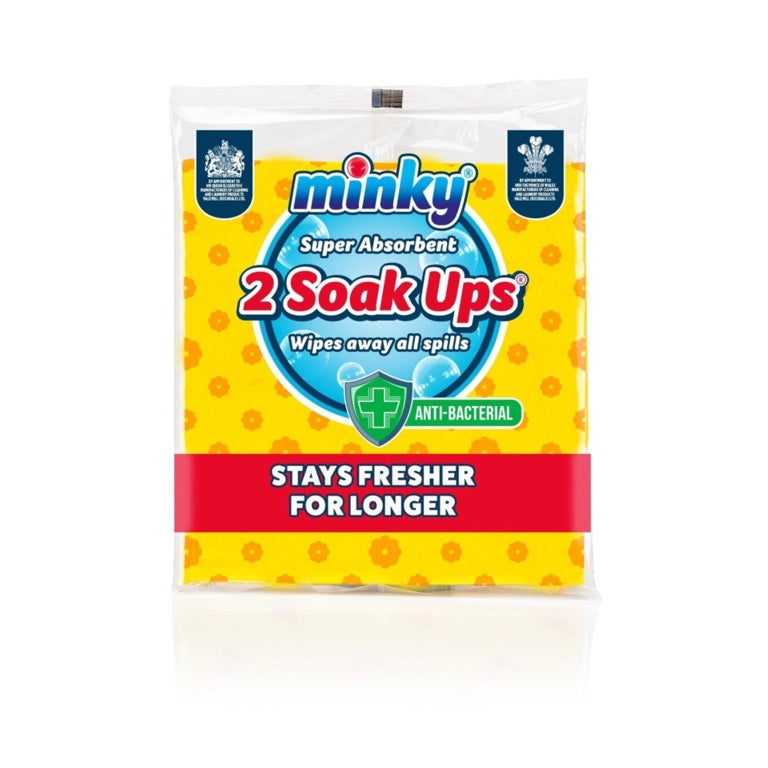 Minky Anti Bac Soak Ups Pack 2