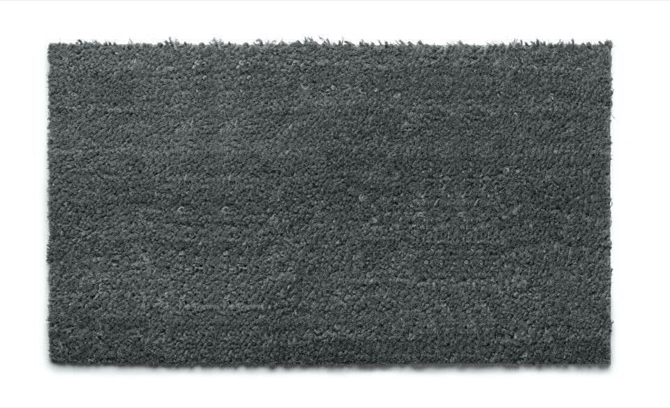 Groundsman Grey Coco Pvc Backed Mat 40 X 70cm