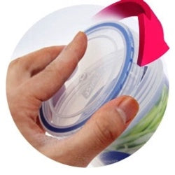 Locknlock Round Food Storage Containers With Twist Lids 150ml (77 X 58mm)