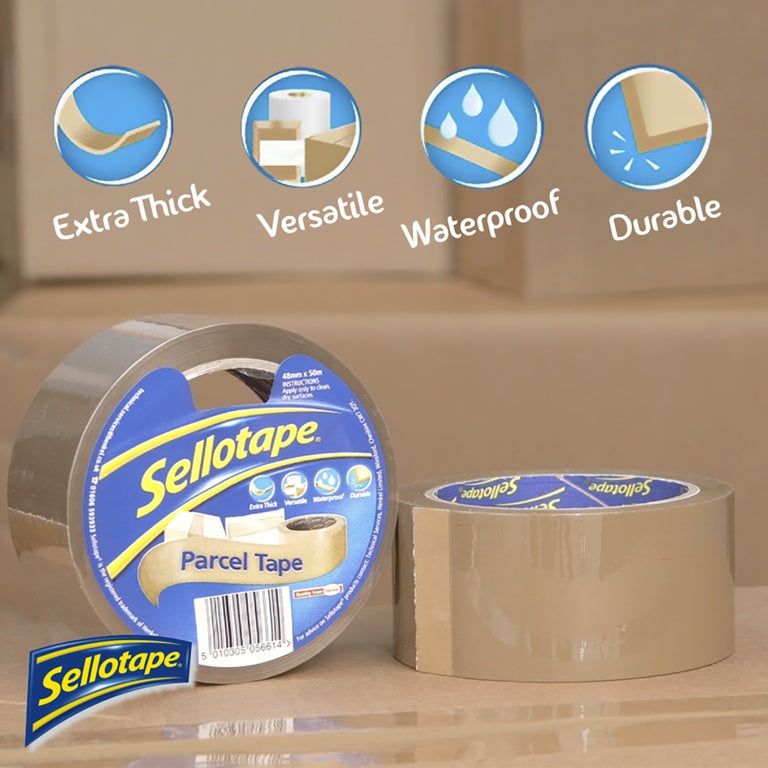 Sellotape Parcel Tape 48mm X 50m