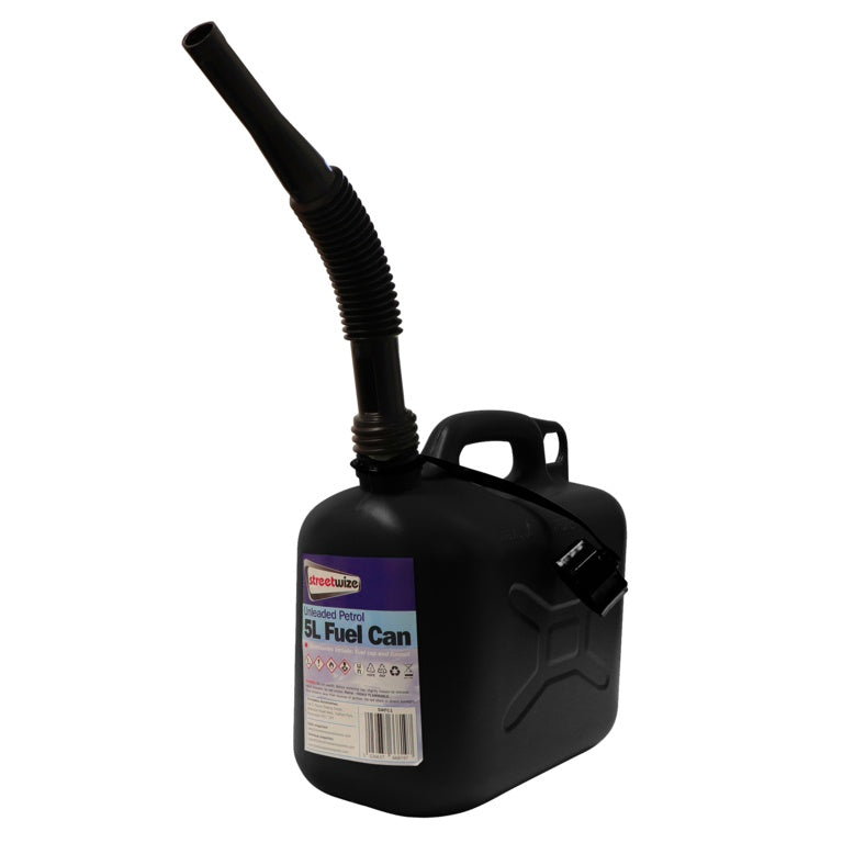 Streetwize Diesel Fuel Can Black 5 L