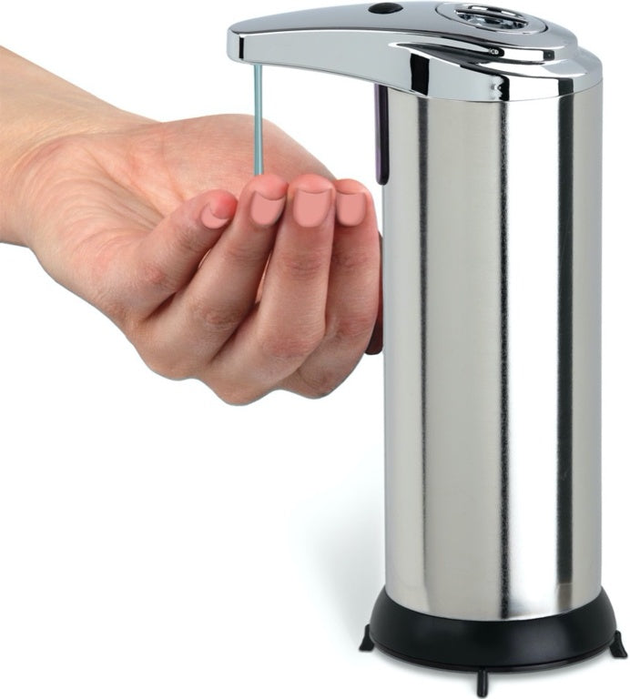 Croydex Touchless Free Standing Soap & Sanitiser Dispenser Battery Operated