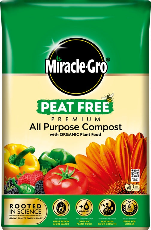 Miracle Gro�� All Purpose Organic Peat Free Compost 40 L