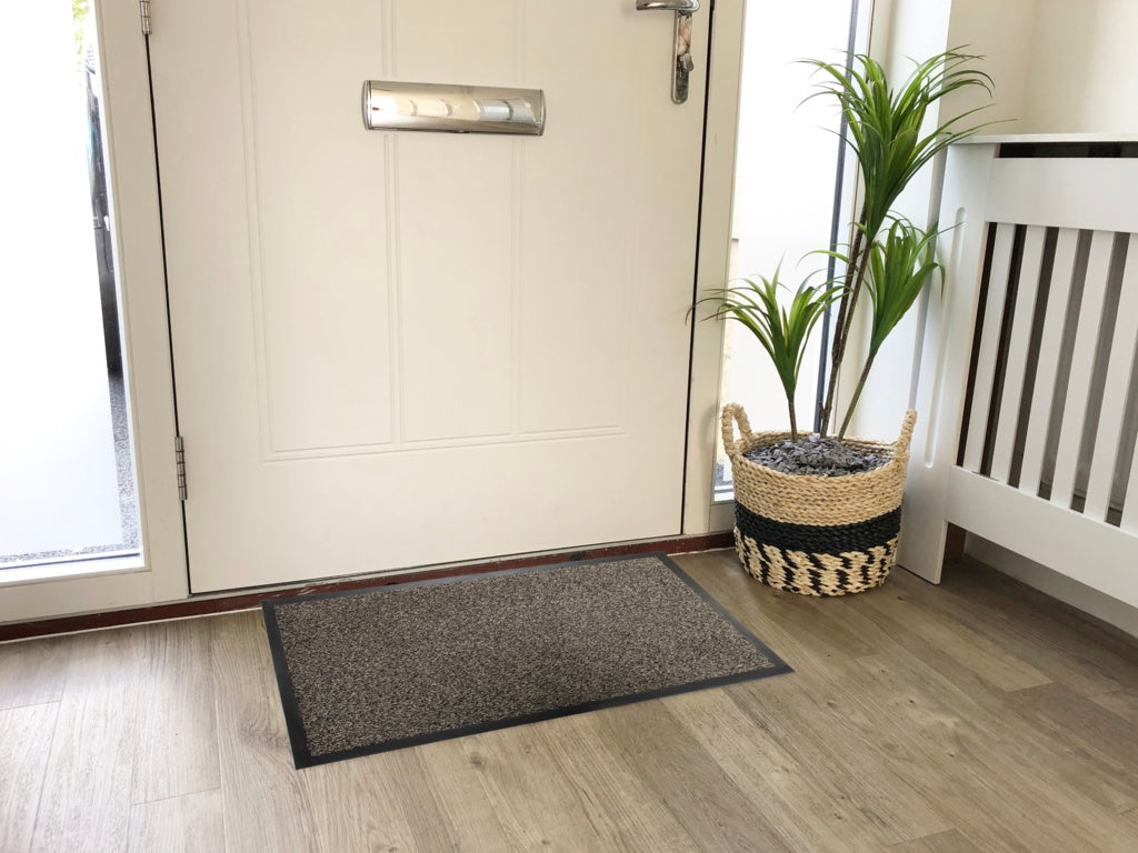 Groundsman Dirt Guard Cotton Barrier Doormat 50 X 80cm Dark Brown