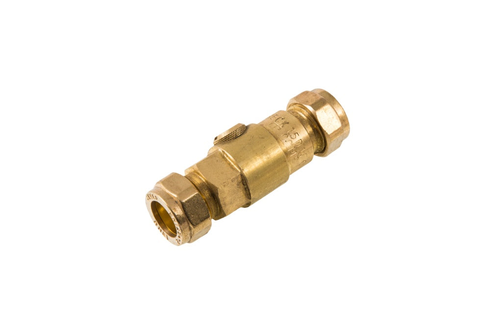 Securplumb Wras Cxc Double Check Valve Dzr 15mm