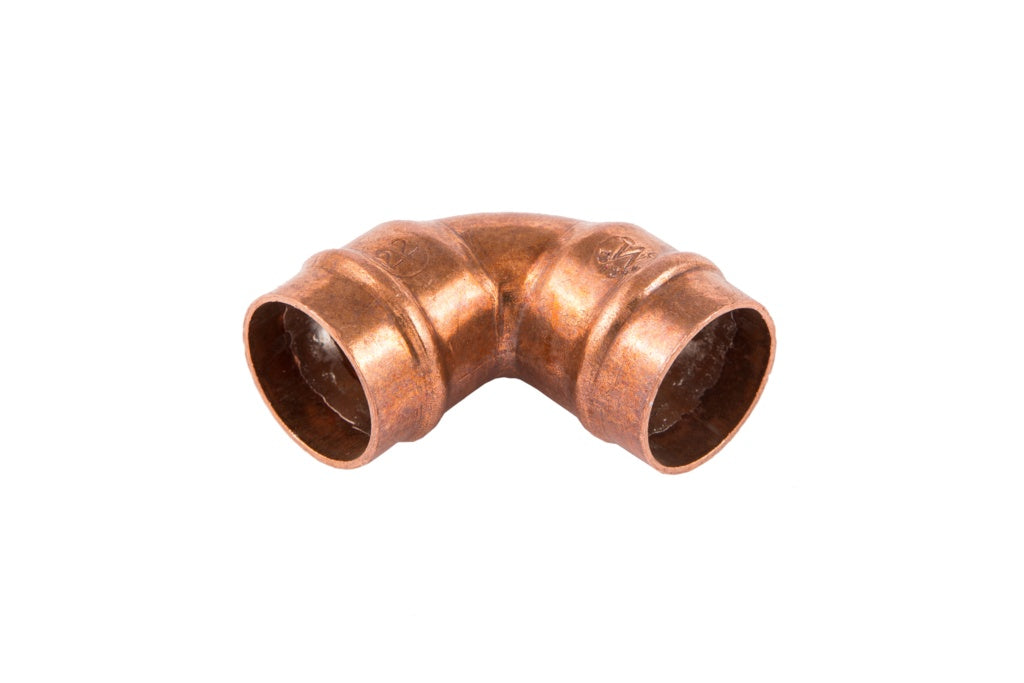Securplumb Sr12 90 Elbow Solder Ring 22mm Pack 10