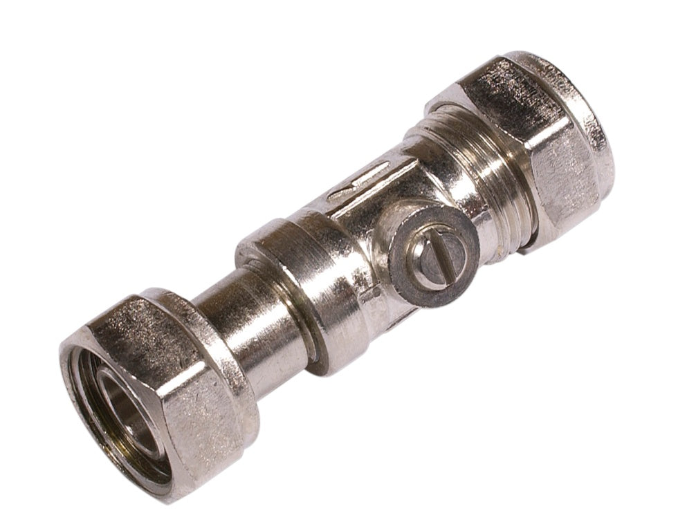 Securplumb Straight Cp Service Valve 15x1/2