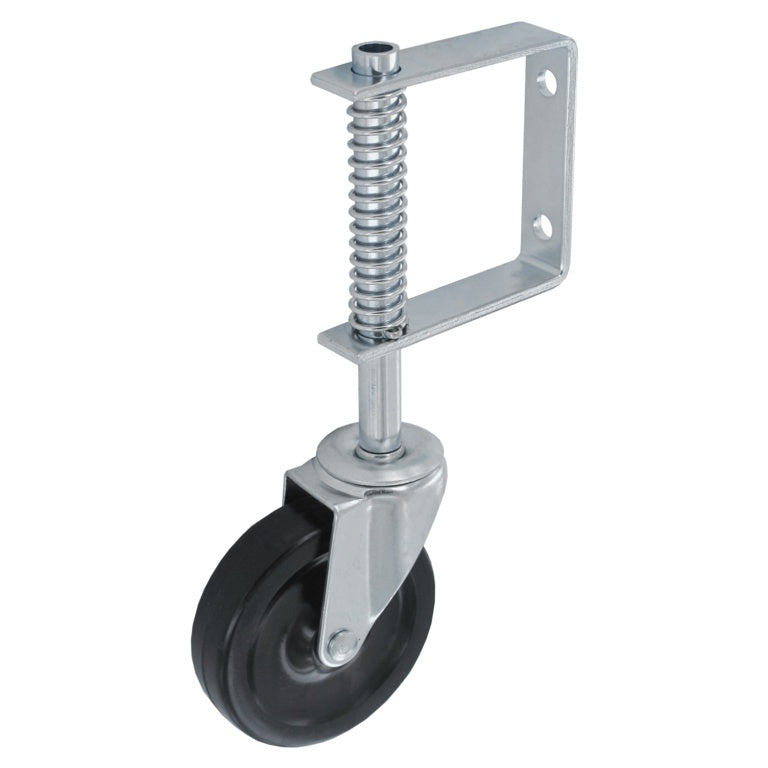 Smiths Ironmongery Spring Loaded Gate Castor 100mm
