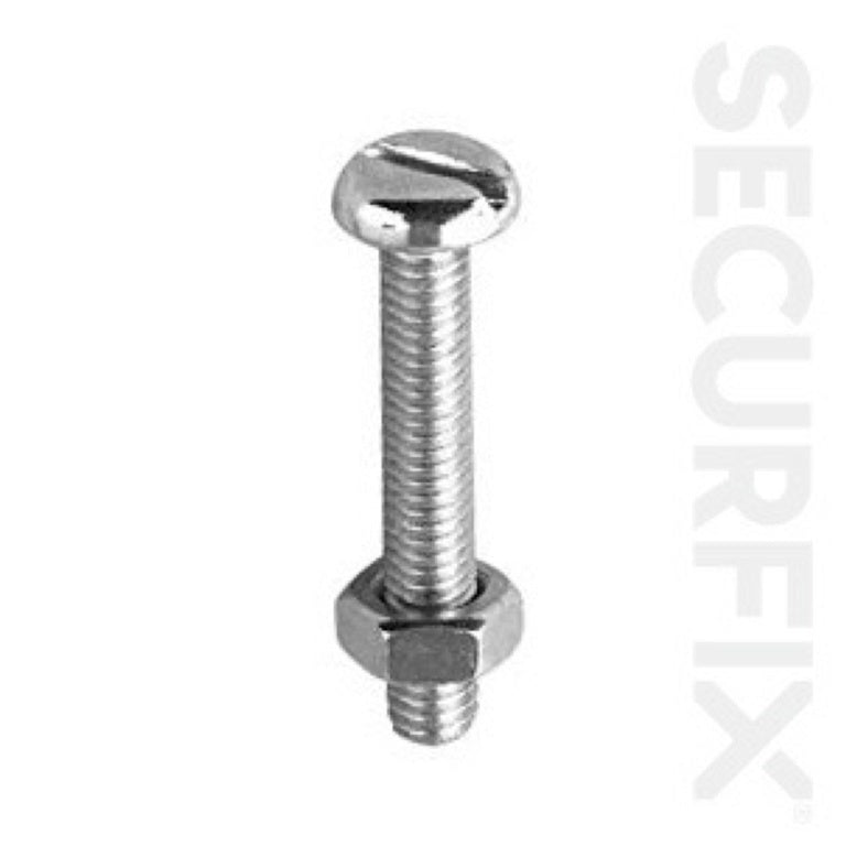 Securfix Pan Head Mach.Screw Zinc Plated M4 X12 200 Pack